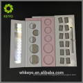 Eye shadow container palette white palette eyeshadow pink paper packaging